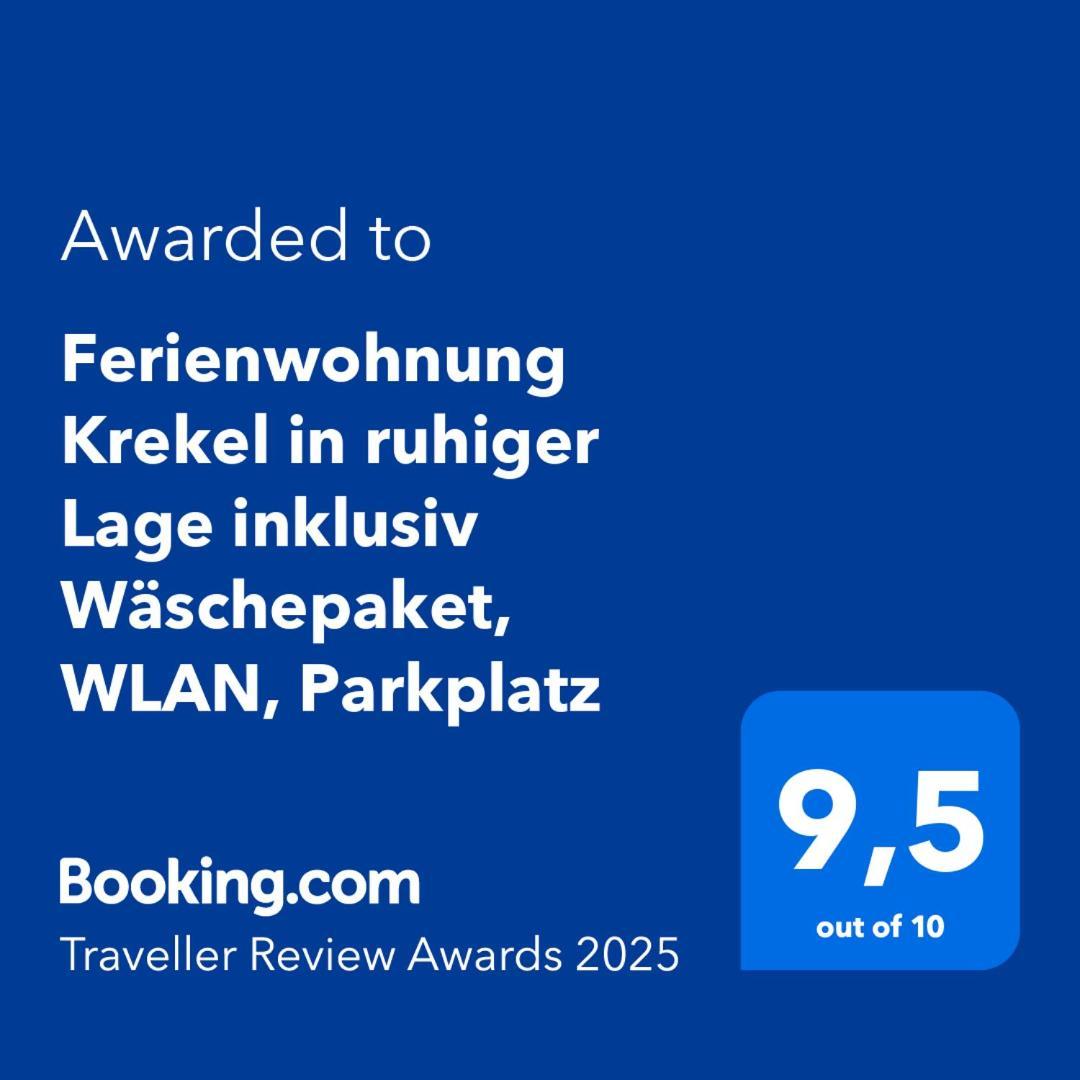 Appartement Krekel In Ruhiger Lage Inklusiv Waeschepaket, Wlan, Parkplatz